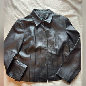 Siena Studio Black Leather Women's Jacket